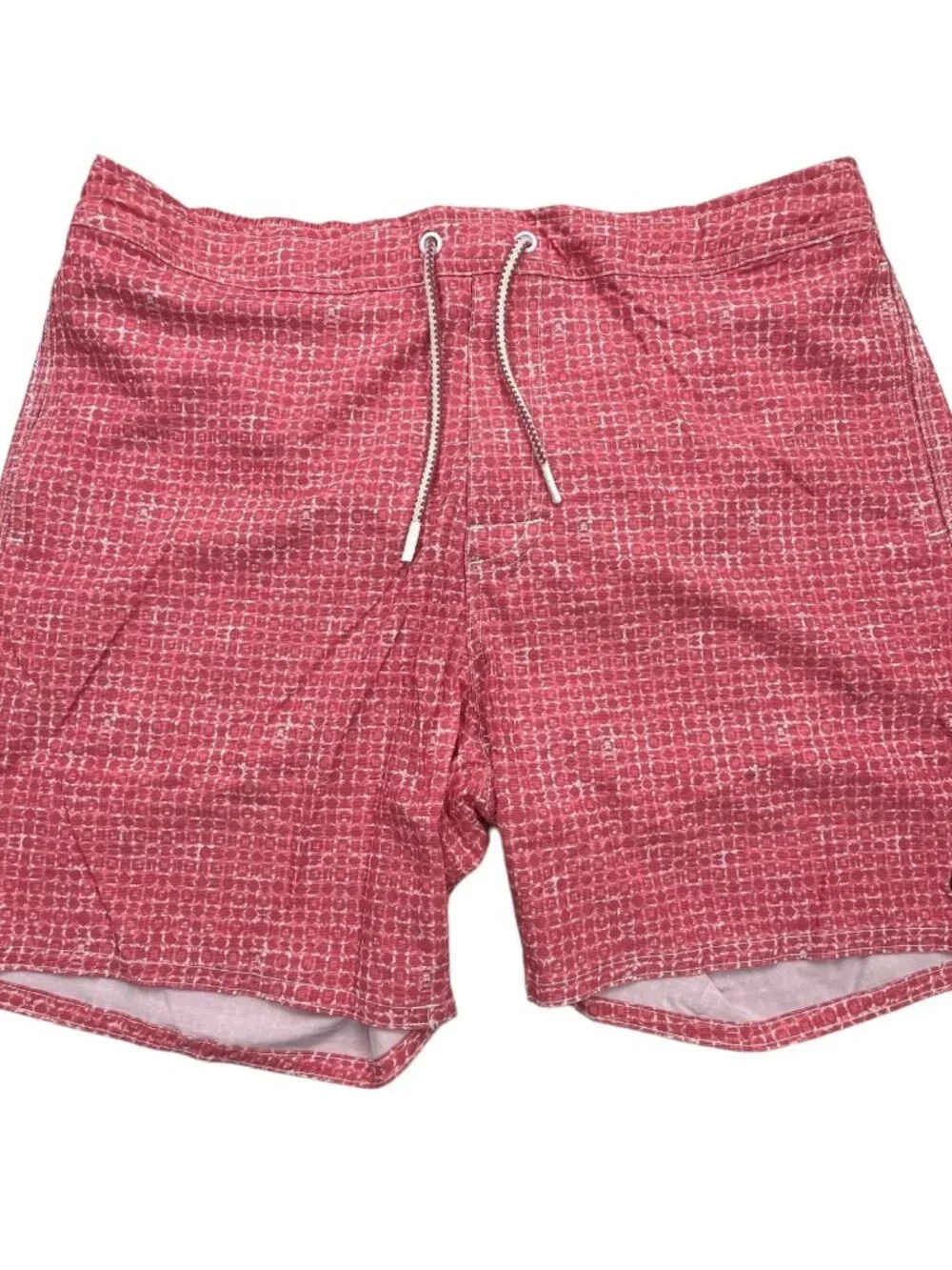 Johnnie-O Mens Small Mallon Swim Trunks Mesh Lined Drawstring